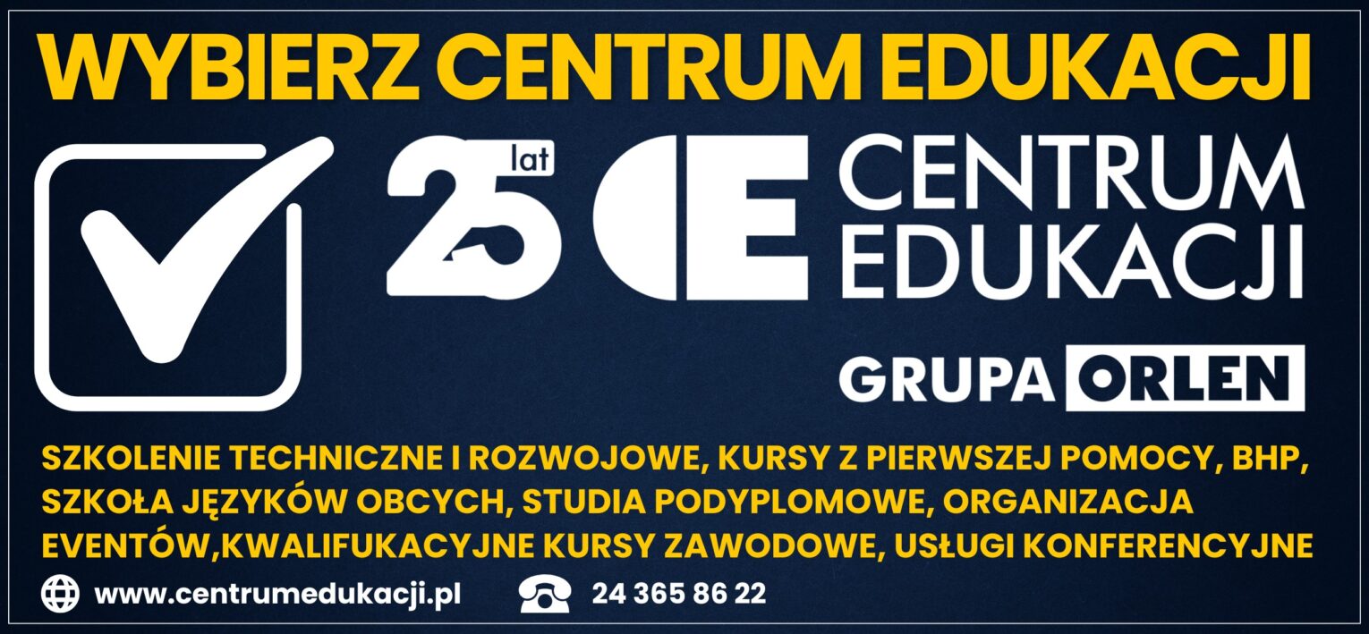 Centrum Edukacji Sp. z o.o. zaprasza.