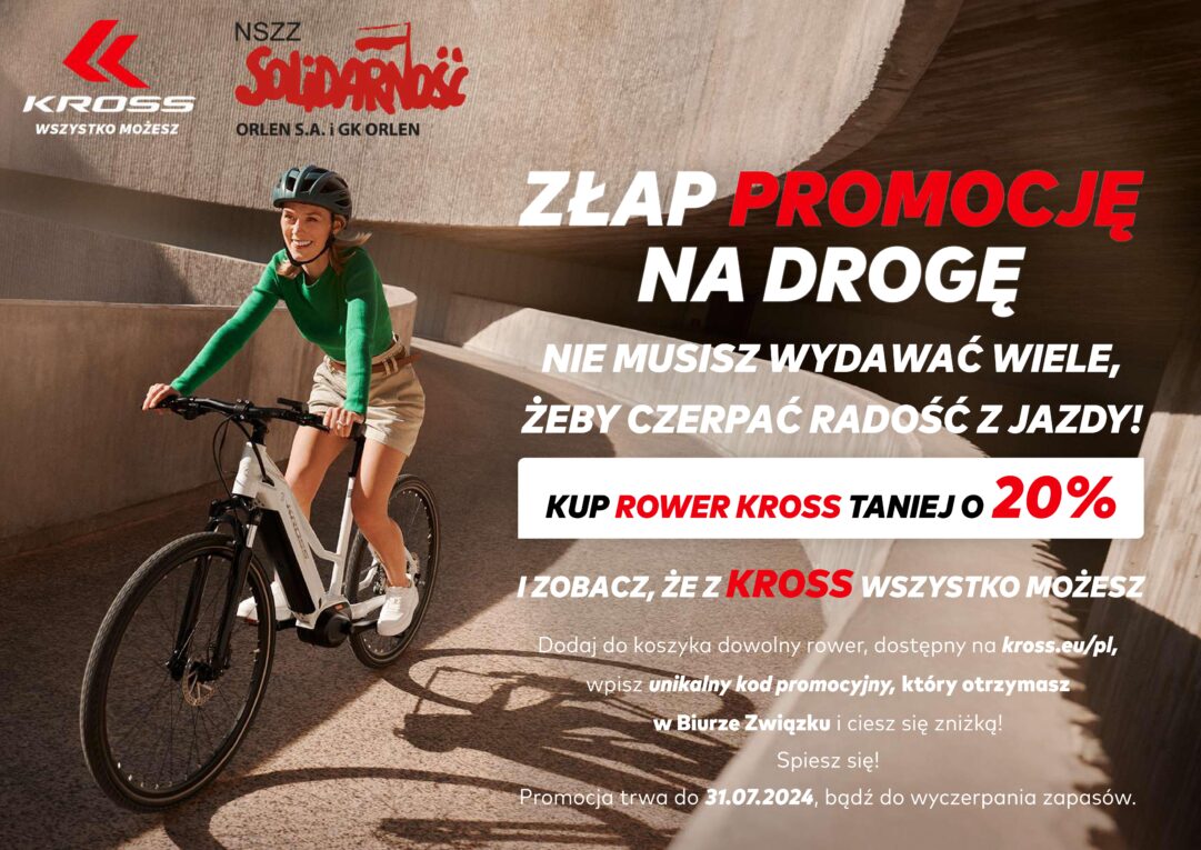 Akcja promocyjna dla członków Organizacji Międzyzakładowej NSZZ „Solidarność” ORLEN S.A. i GK ORLEN