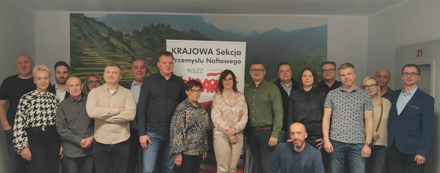 Posiedzenie Rady Krajowej Sekcji Przemysłu Naftowego NSZZ „Solidarność”.