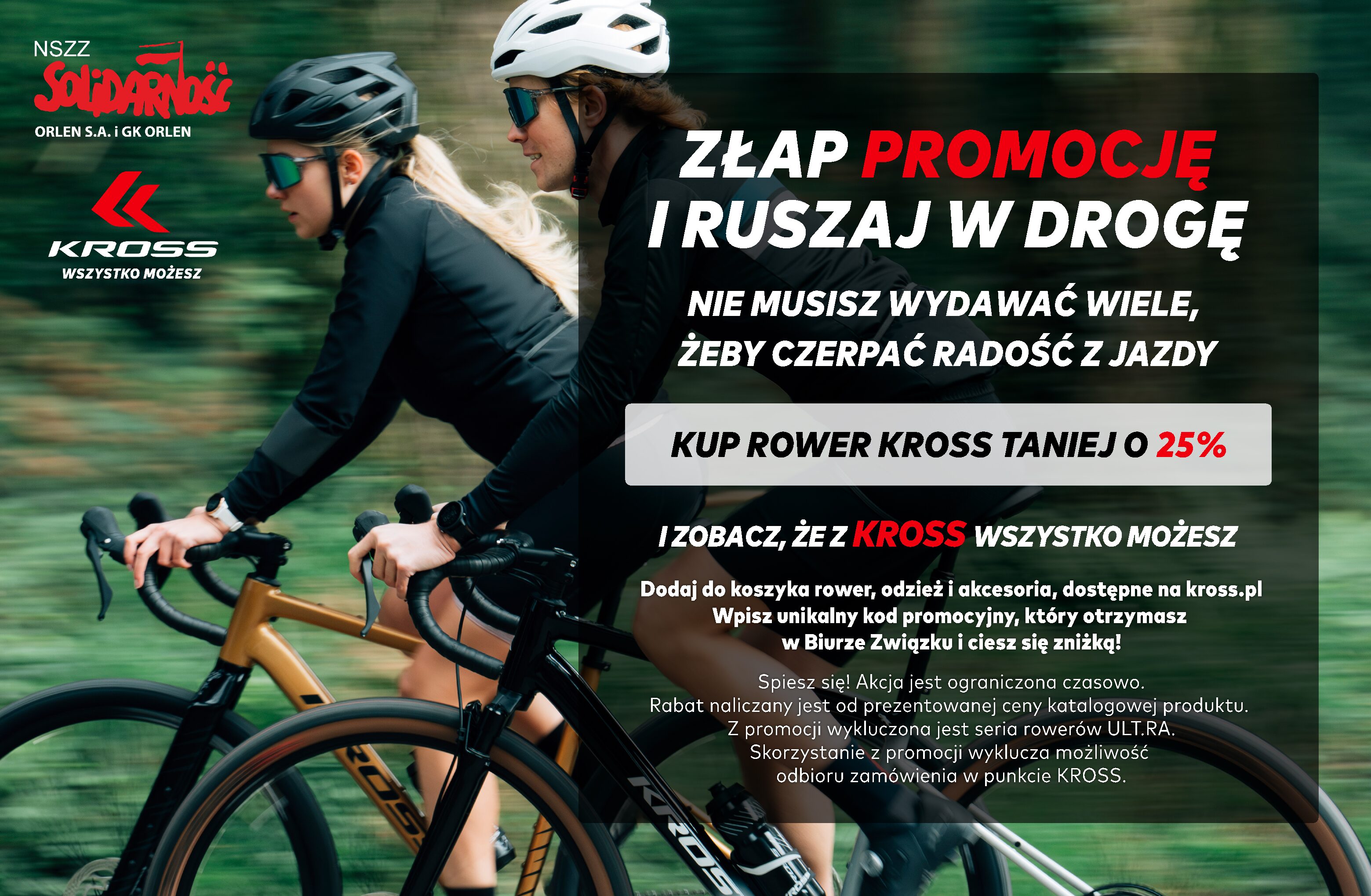 Promocja na rowery KROSS przedłużona.