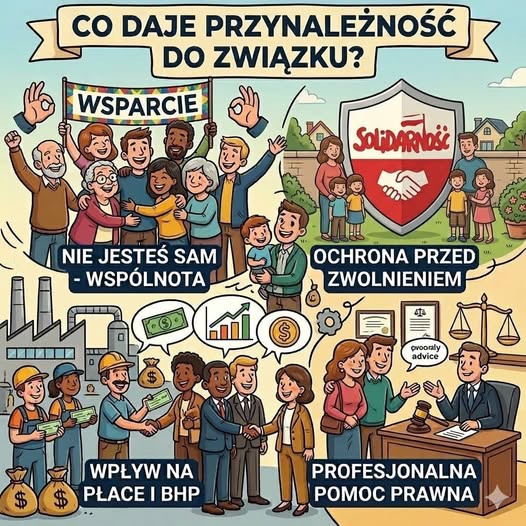 Zapraszamy do naszej organizacji związkowej.