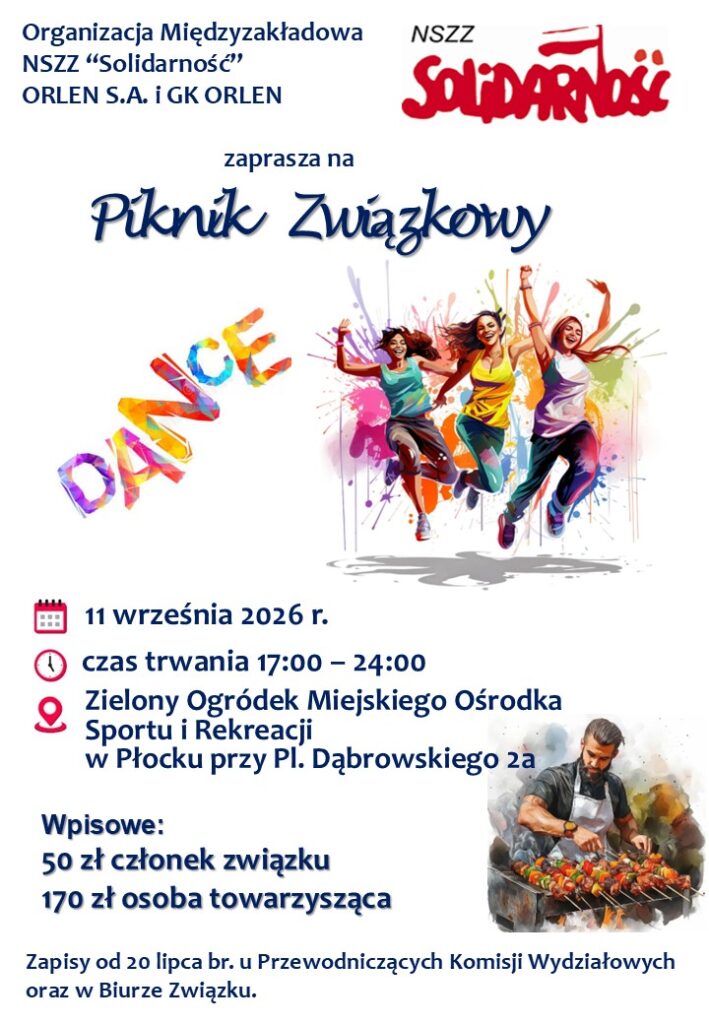 Zaproszenie na Piknik Związkowy